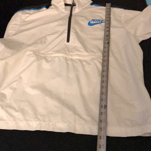 Vintage Men’s NIKE Swoosh GREY Tag Windbreaker Jacket Size L Half Zip - Picture 5 of 8